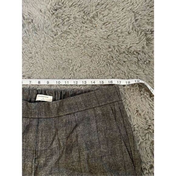 NWT aritzia babaton wool cashmere plaid Conan pants 16‎ - Picture 5 of 10